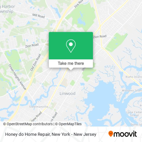 Honey do Home Repair map