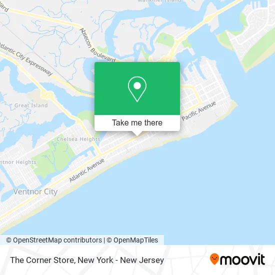 The Corner Store map