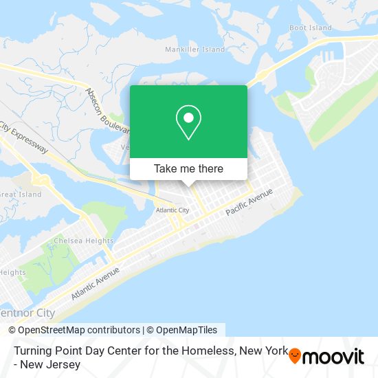 Mapa de Turning Point Day Center for the Homeless