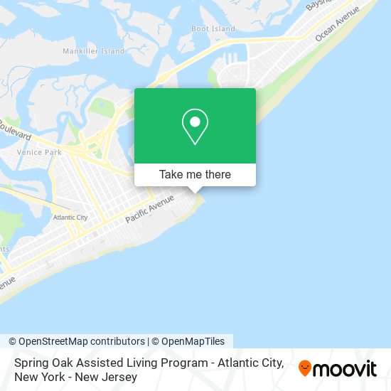 Mapa de Spring Oak Assisted Living Program - Atlantic City