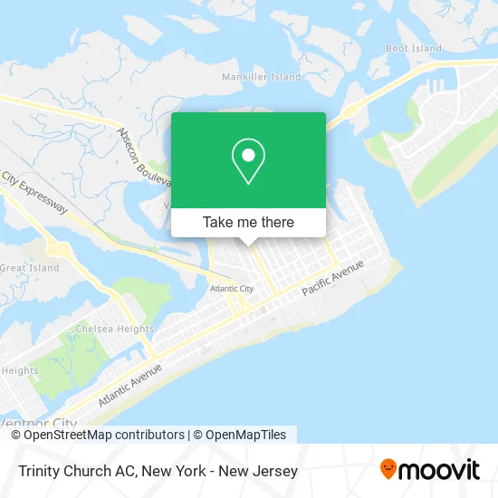Trinity Church AC map