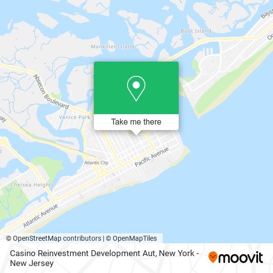 Mapa de Casino Reinvestment Development Aut