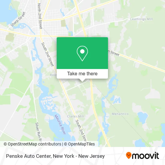Penske Auto Center map