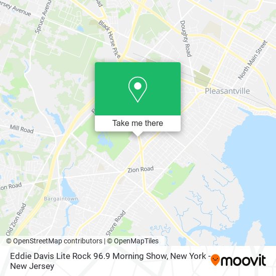 Eddie Davis Lite Rock 96.9 Morning Show map