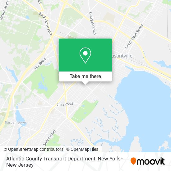 Mapa de Atlantic County Transport Department