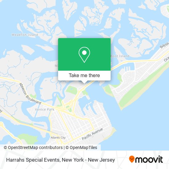 Mapa de Harrahs Special Events