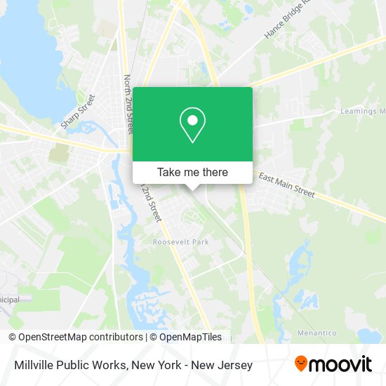 Millville Public Works map