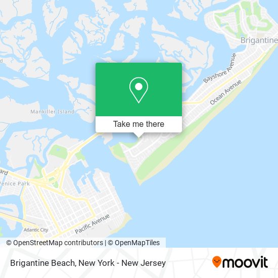 Brigantine Beach map