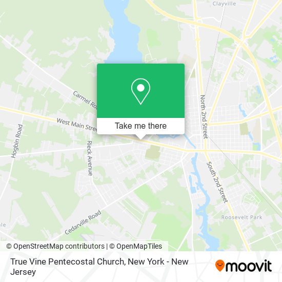 Mapa de True Vine Pentecostal Church