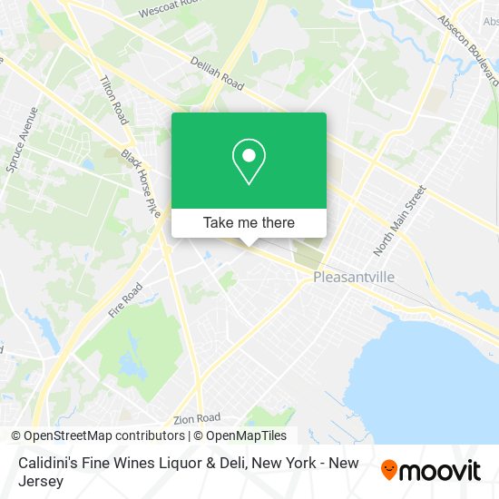 Calidini's Fine Wines Liquor & Deli map