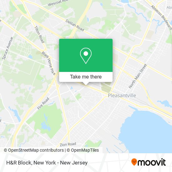 H&R Block map