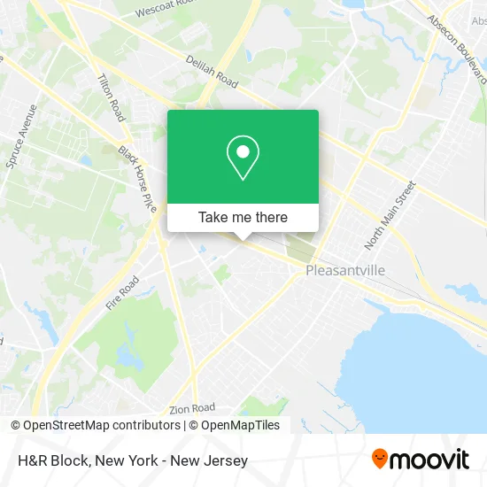 H&R Block map