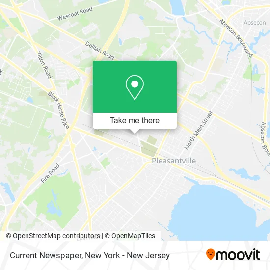 Current Newspaper map