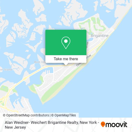 Mapa de Alan Weidner- Weichert Brigantine Realty