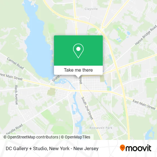 DC Gallery + Studio map