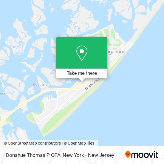 Donahue Thomas P CPA map