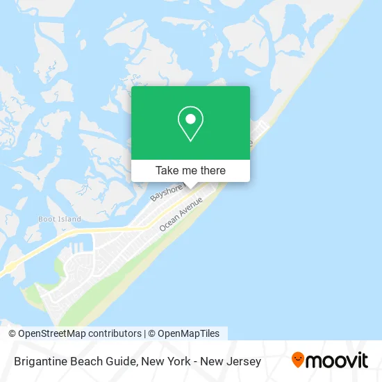Brigantine Beach Guide map