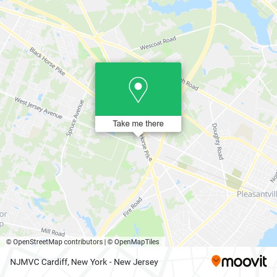 Mapa de NJMVC Cardiff