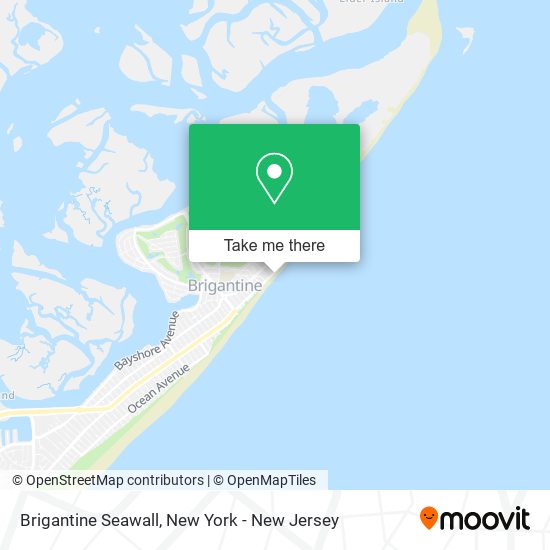 Mapa de Brigantine Seawall