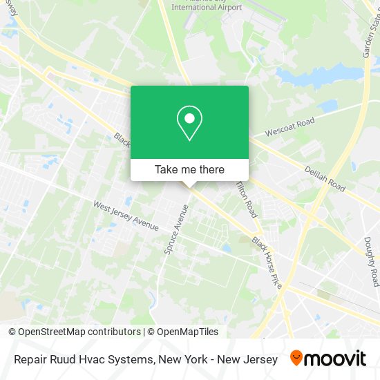 Mapa de Repair Ruud Hvac Systems