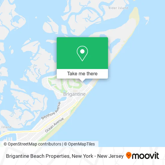 Brigantine Beach Properties map