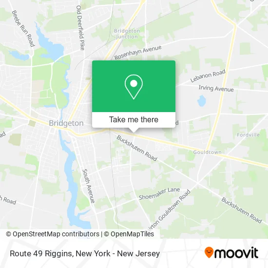 Route 49 Riggins map