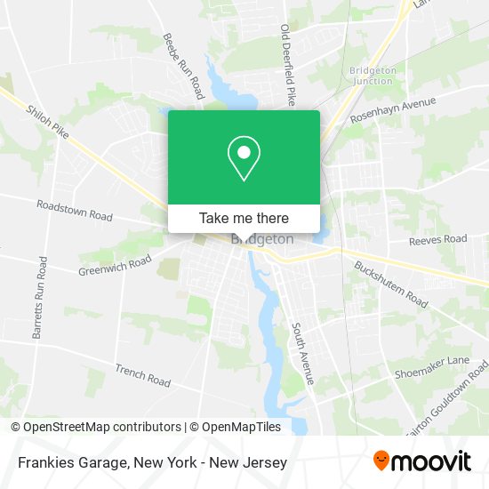 Frankies Garage map