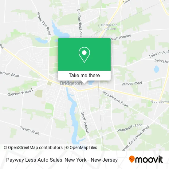 Payway Less Auto Sales map