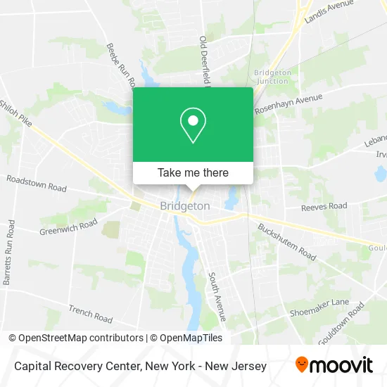 Capital Recovery Center map
