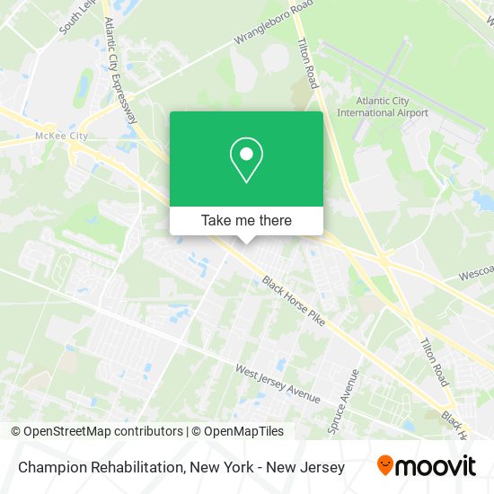 Champion Rehabilitation map