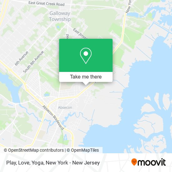 Play, Love, Yoga map