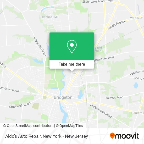 Aldo's Auto Repair map