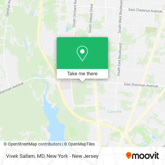 Mapa de Vivek Sailam, MD