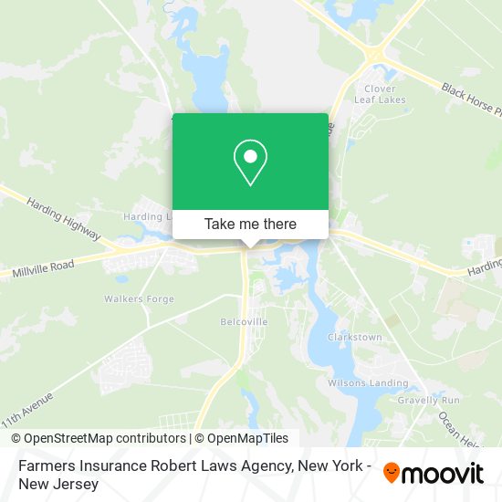 Mapa de Farmers Insurance Robert Laws Agency