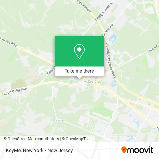 KeyMe map