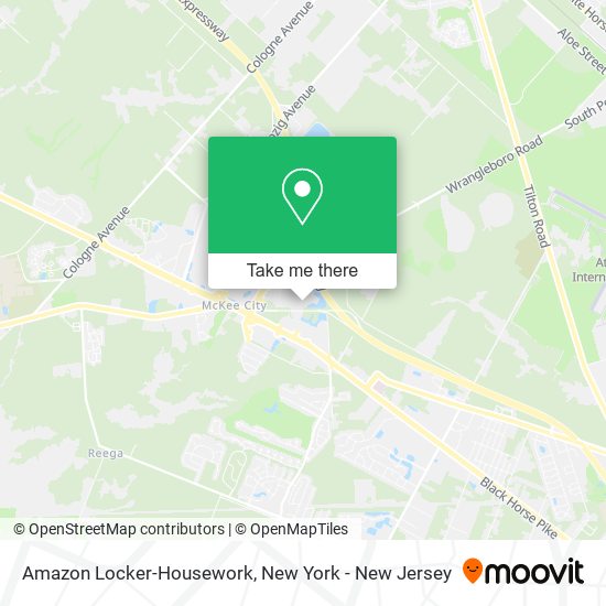 Mapa de Amazon Locker-Housework