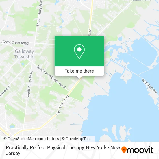 Practically Perfect Physical Therapy map