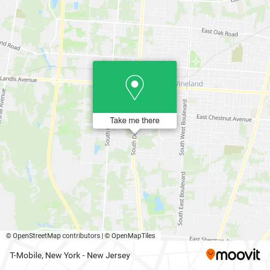 T-Mobile map