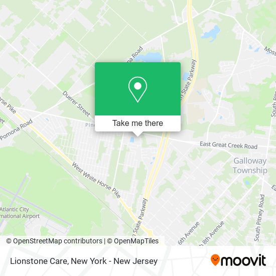 Lionstone Care map