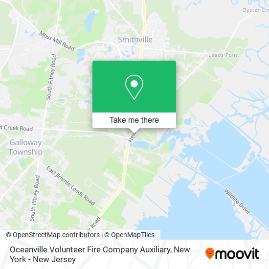 Mapa de Oceanville Volunteer Fire Company Auxiliary