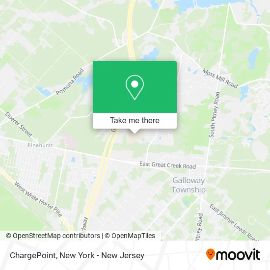 ChargePoint map
