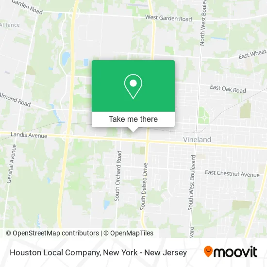 Houston Local Company map