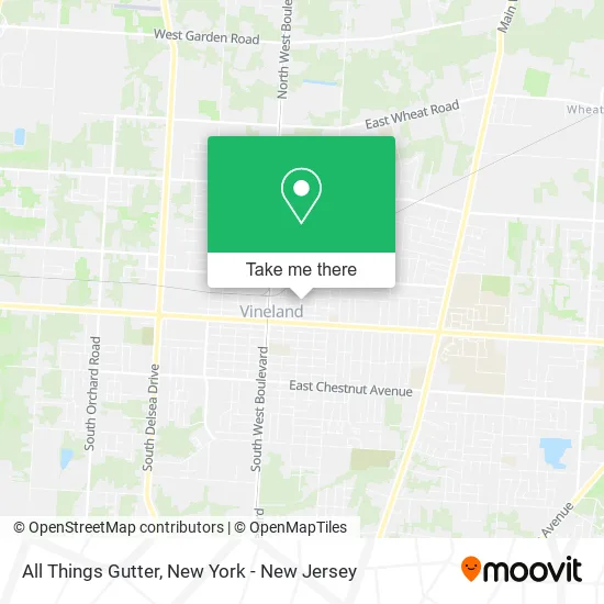 Mapa de All Things Gutter