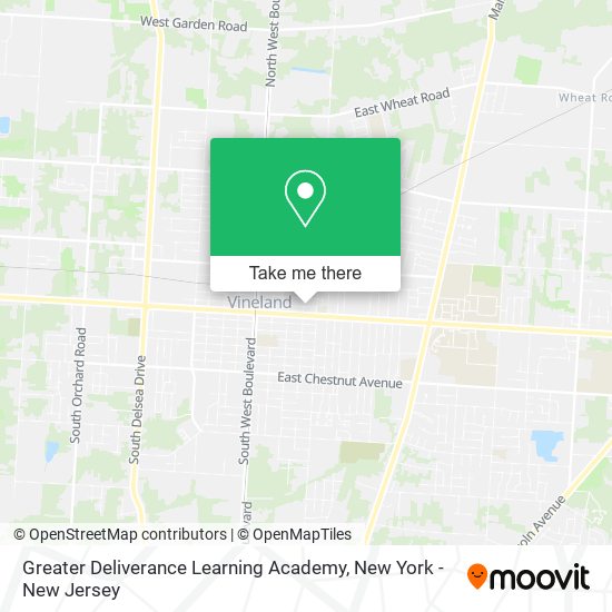 Greater Deliverance Learning Academy map