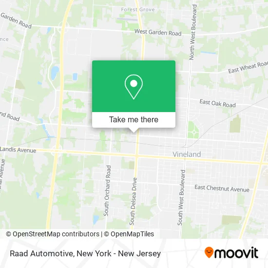 Raad Automotive map
