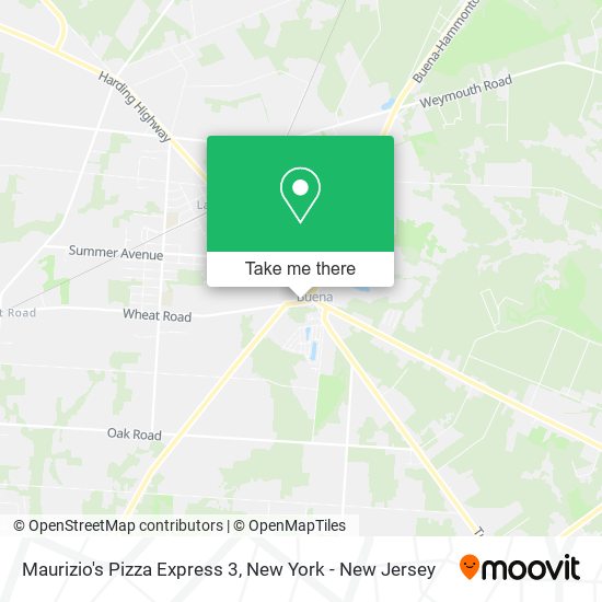 Maurizio's Pizza Express 3 map