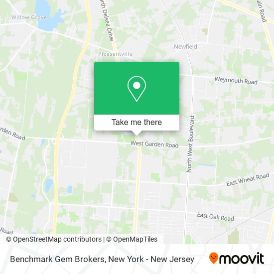 Benchmark Gem Brokers map