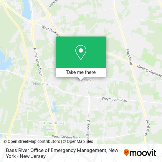 Mapa de Bass River Office of Emergency Management