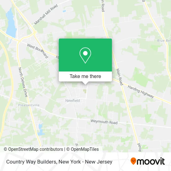 Country Way Builders map