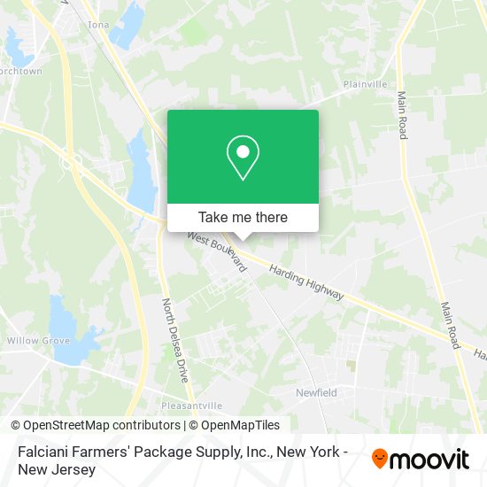 Falciani Farmers' Package Supply, Inc. map